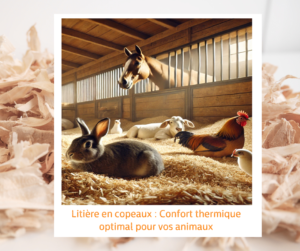 Lire la suite à propos de l’article Litière en copeaux : Confort thermique optimal pour vos animaux